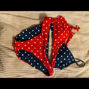 Polka dot bikini